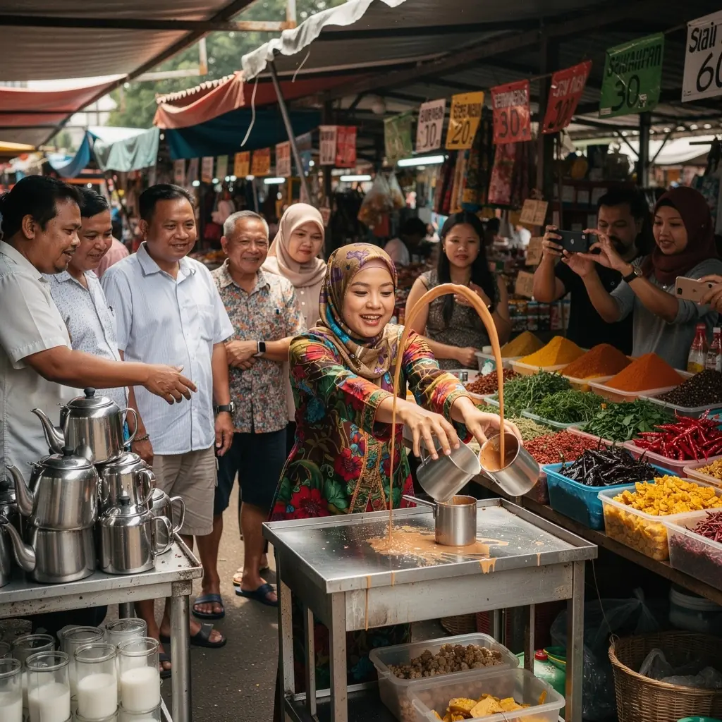 A detailed display of colorful tea bags and their unique flavors.